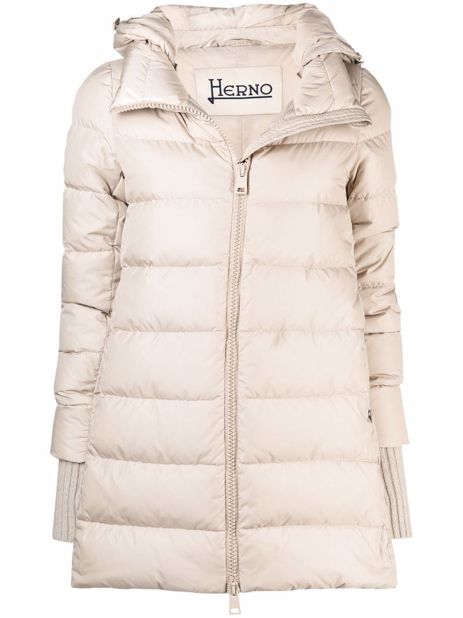 HERNO Padded Down Down Jacket — Cream