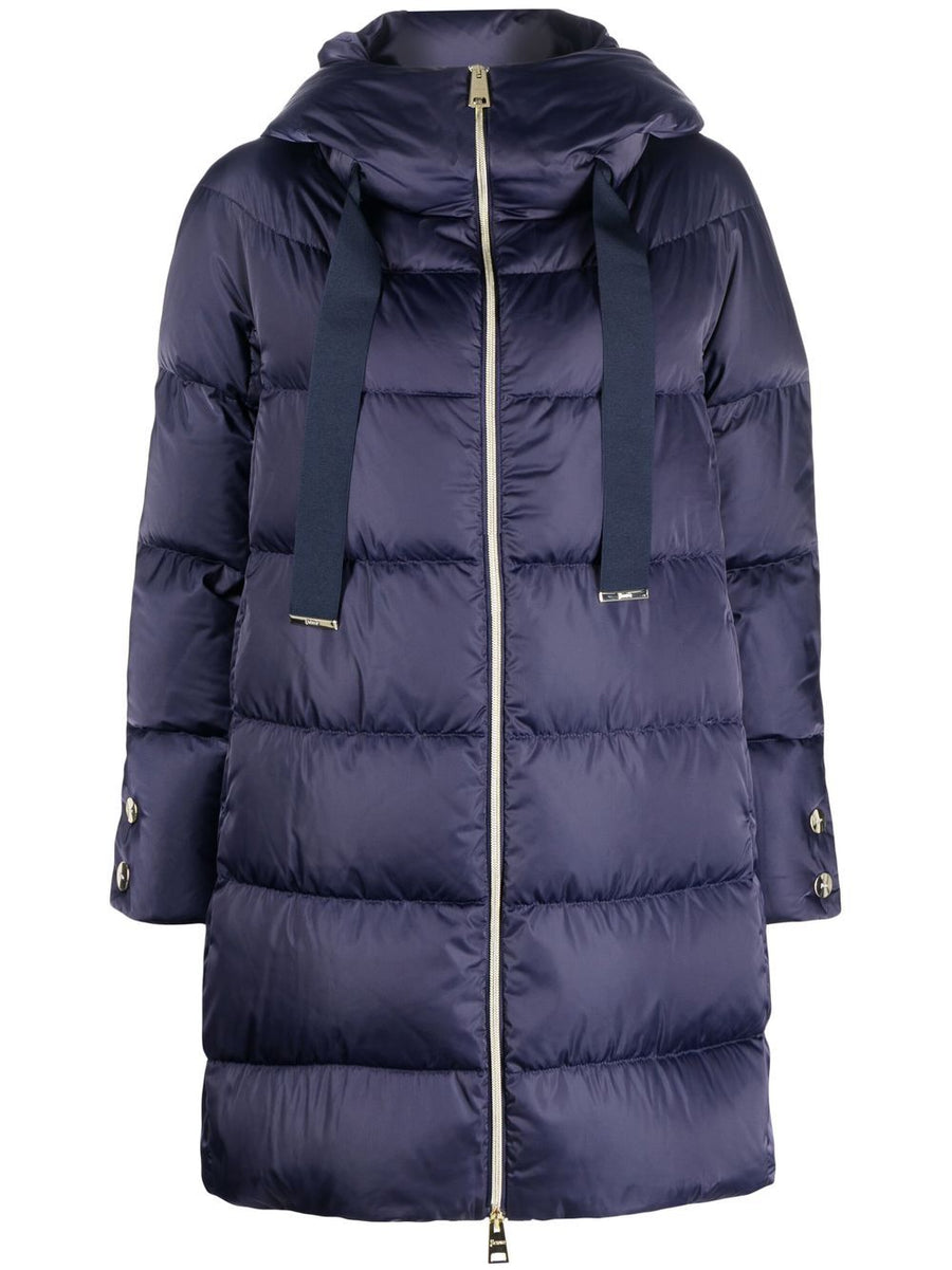 HERNO Quilted Goose Down Down Jacket — Navy