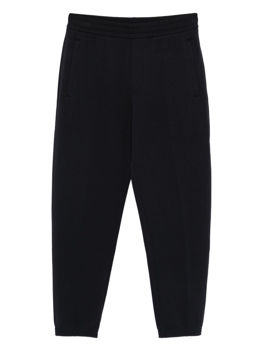 Emporio Armani Logo Cotton Joggers — Black
