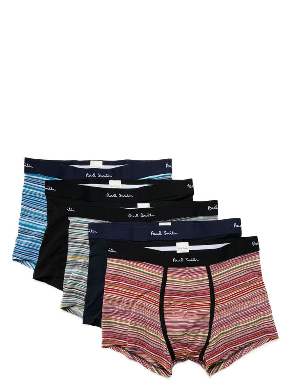 شورت بوكسر مخطط Paul Smith لمسة مميّزة شورت — متعدد الألوان