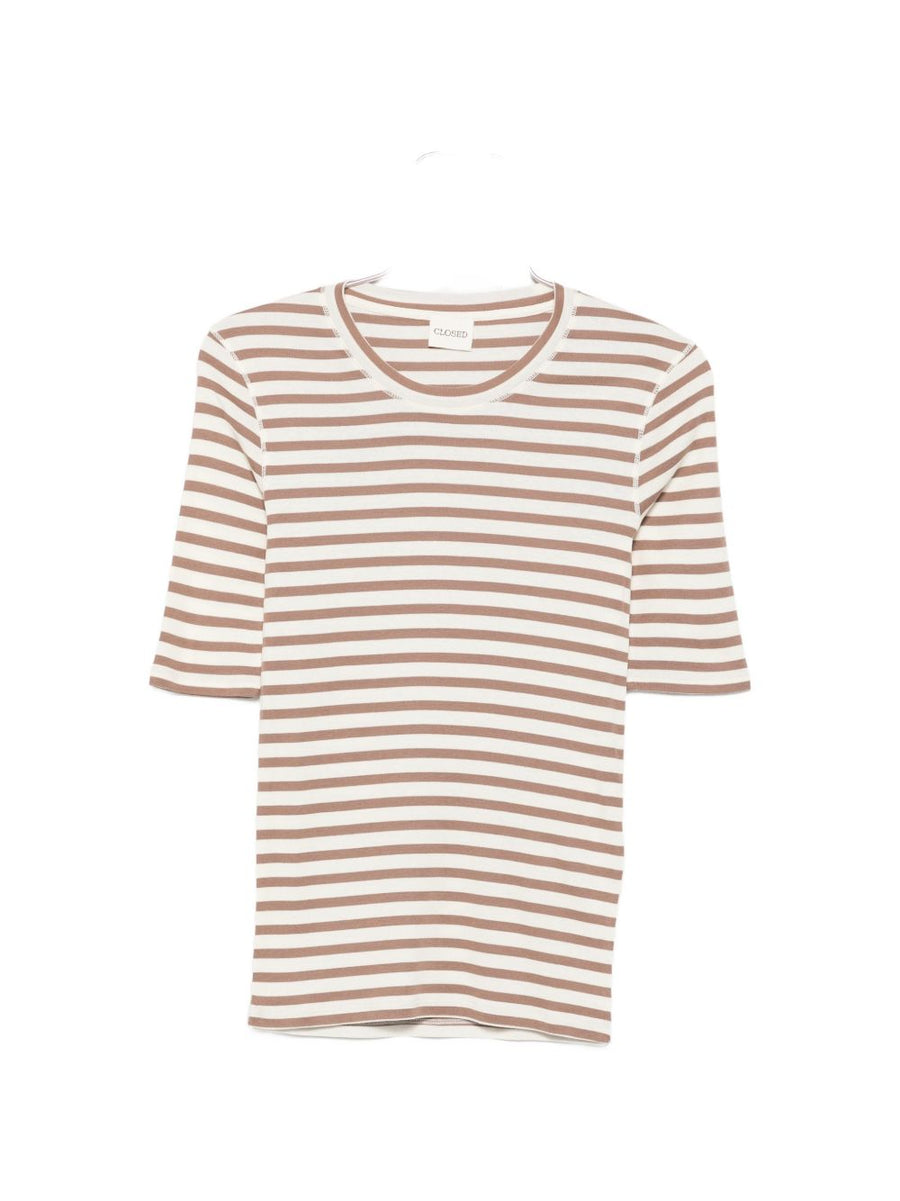 Closed Striped T-Shirt — Beige
