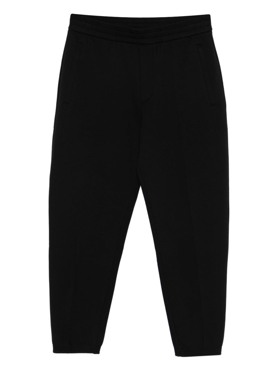 Emporio Armani Logo Cotton Joggers — Black