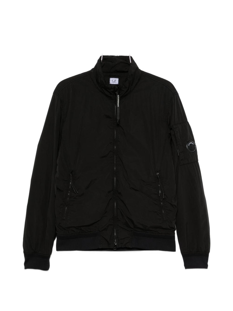 C.P. Company Nylon Bomber Jacket — Black