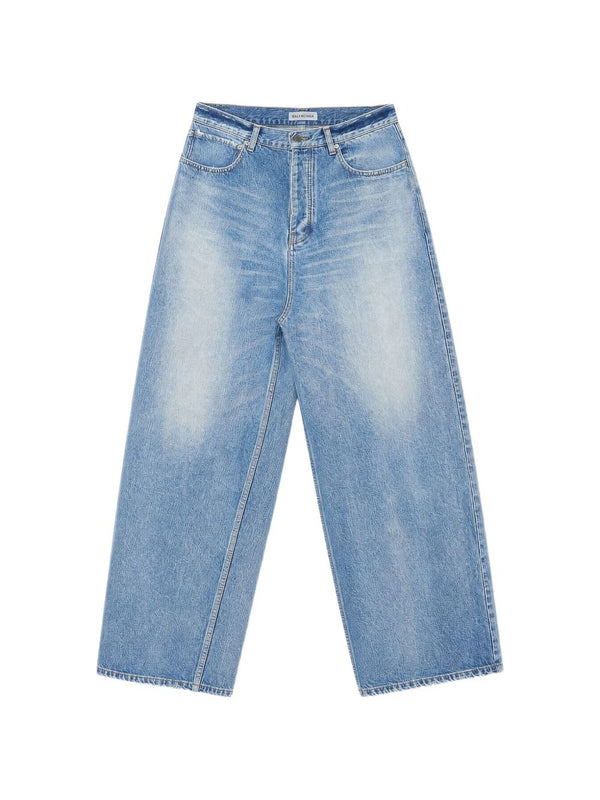 Balenciaga Baggy Denim Jeans — Light Blue