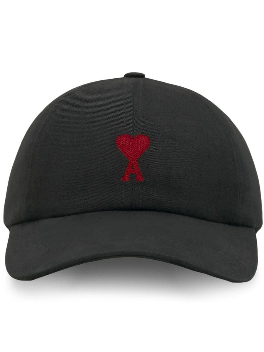 Ami Paris Baseball Cap — Black