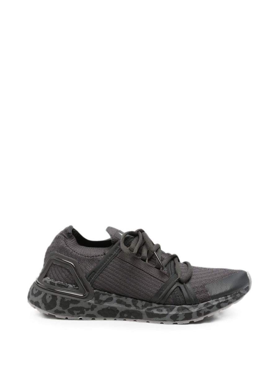 Adidas By Stella McCartney Leopard-Print Chunky Sole Sneaker — Black