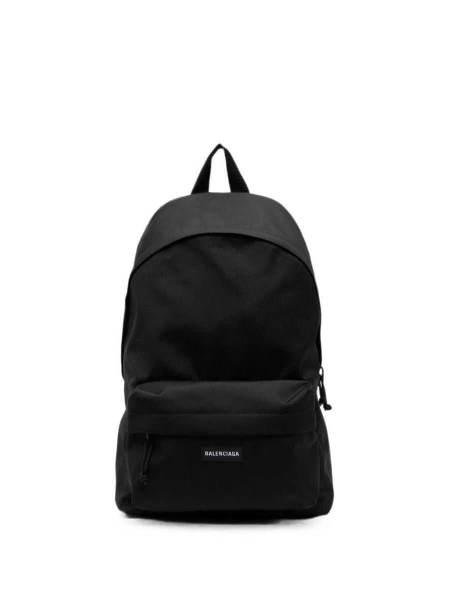 Balenciaga Nylon Backpack — Black