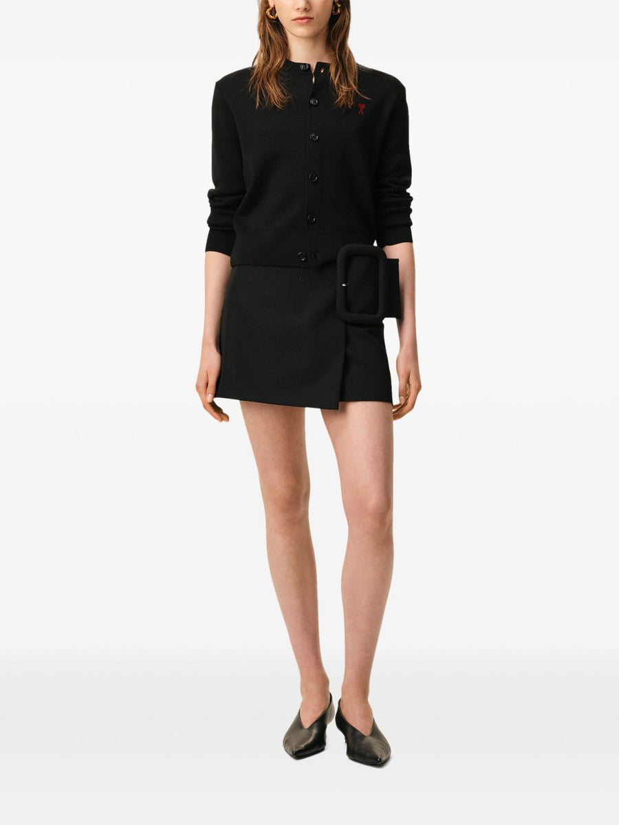 Ami Paris Cardigan — Black