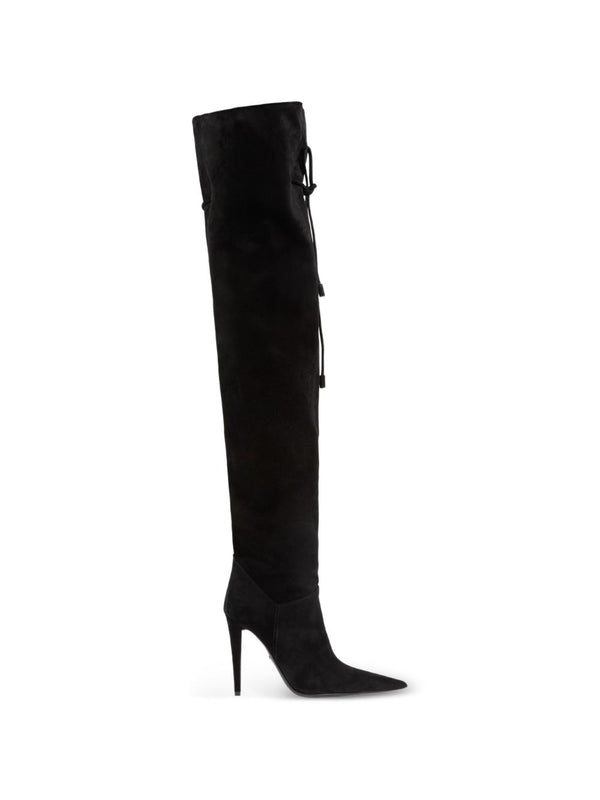 حذاء بوت مدبب من السويدي Giuseppe Zanotti — أسود