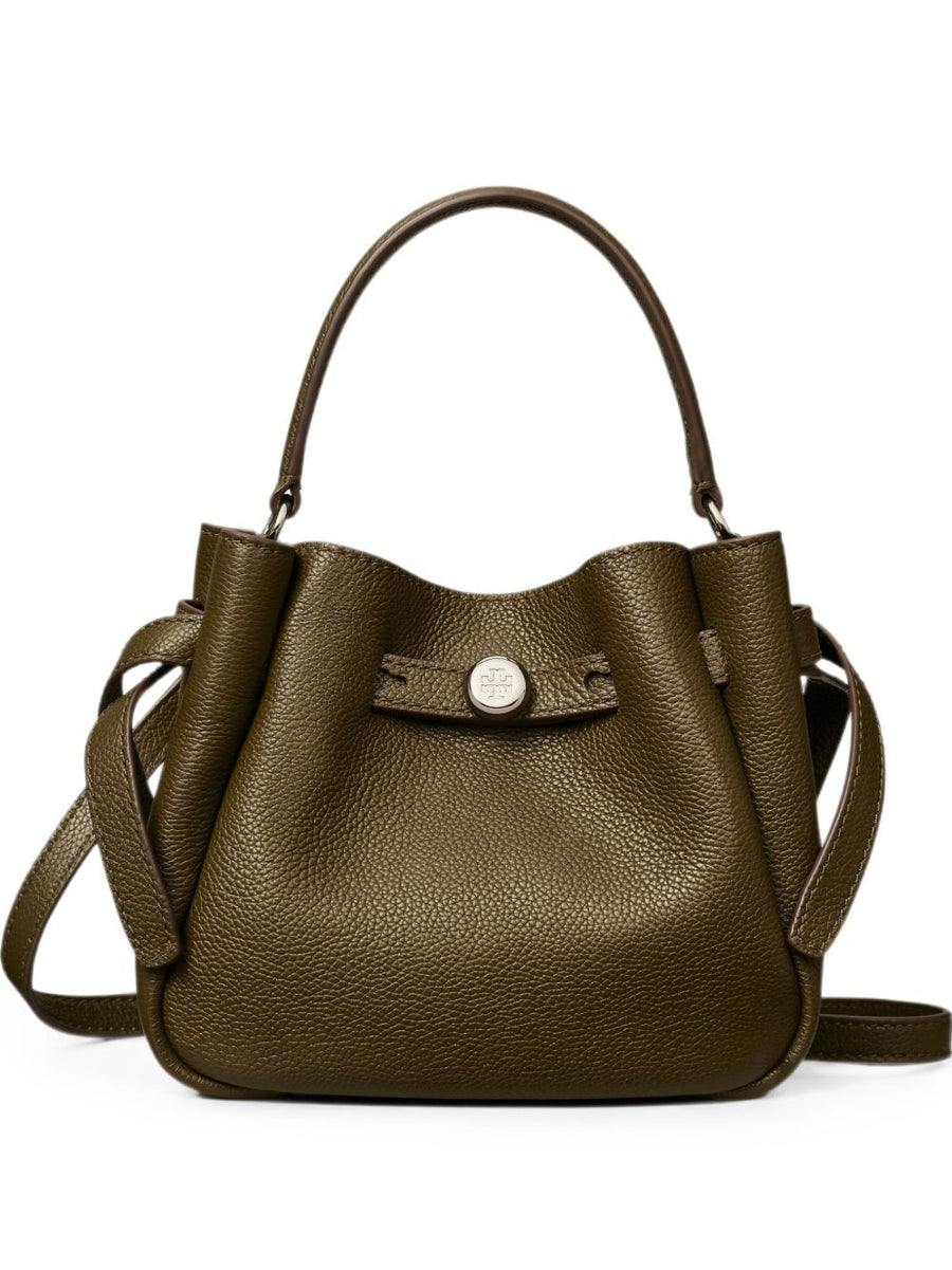 Tory Burch Bucket Bag — Olive