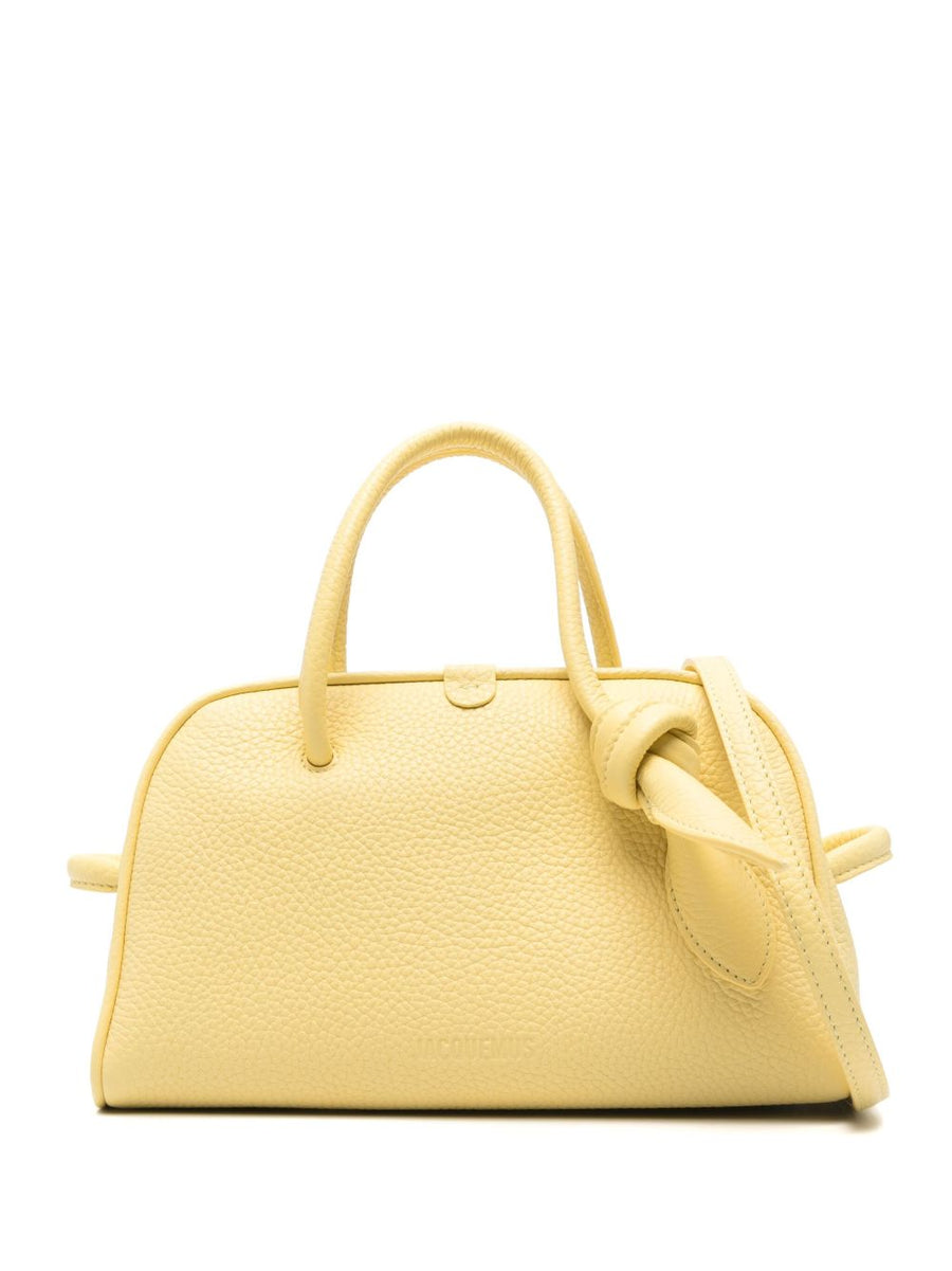 JACQUEMUS Top Handle Bag — Yellow