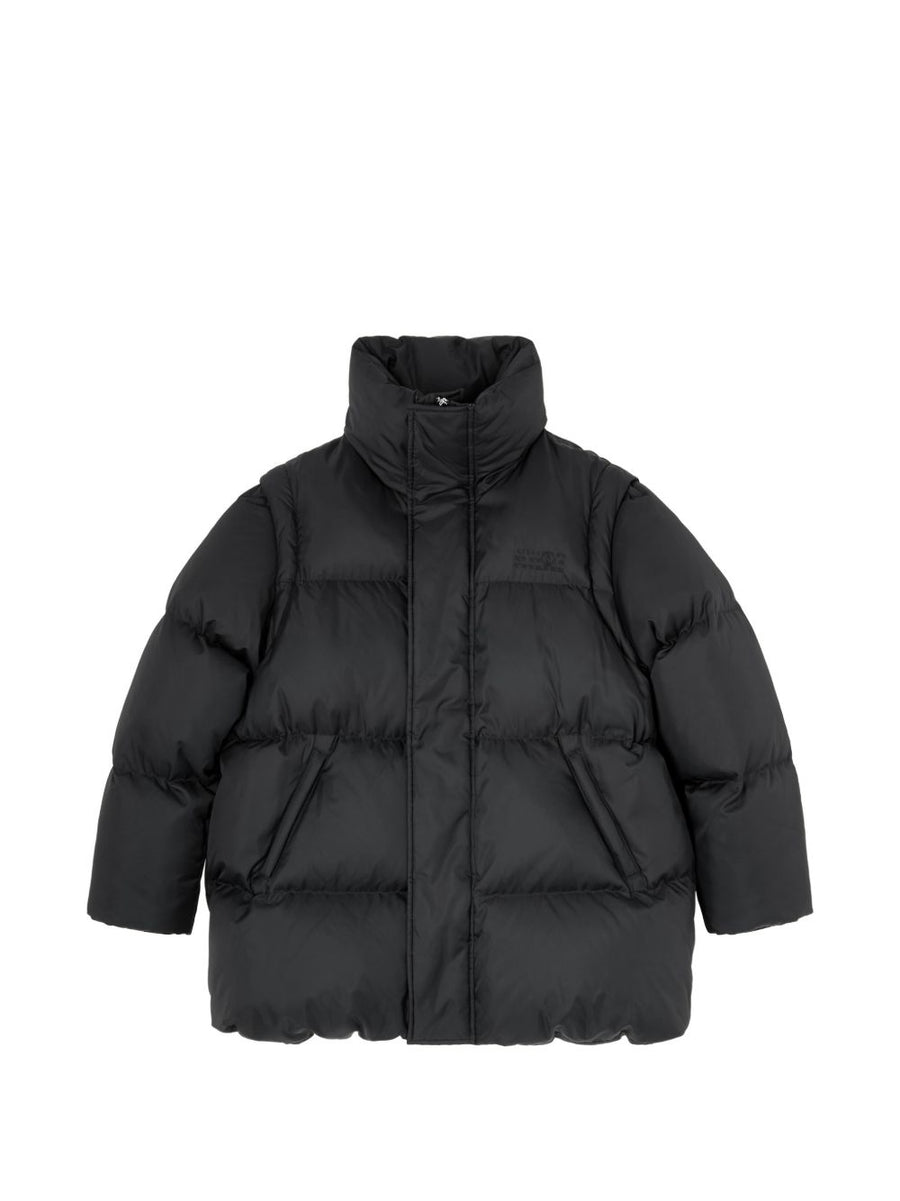 MM6 Maison Margiela Quilted Down Down Jacket — Black