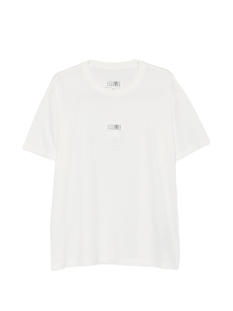 MM6 Maison Margiela Numeric Signature Patch T-Shirt — White