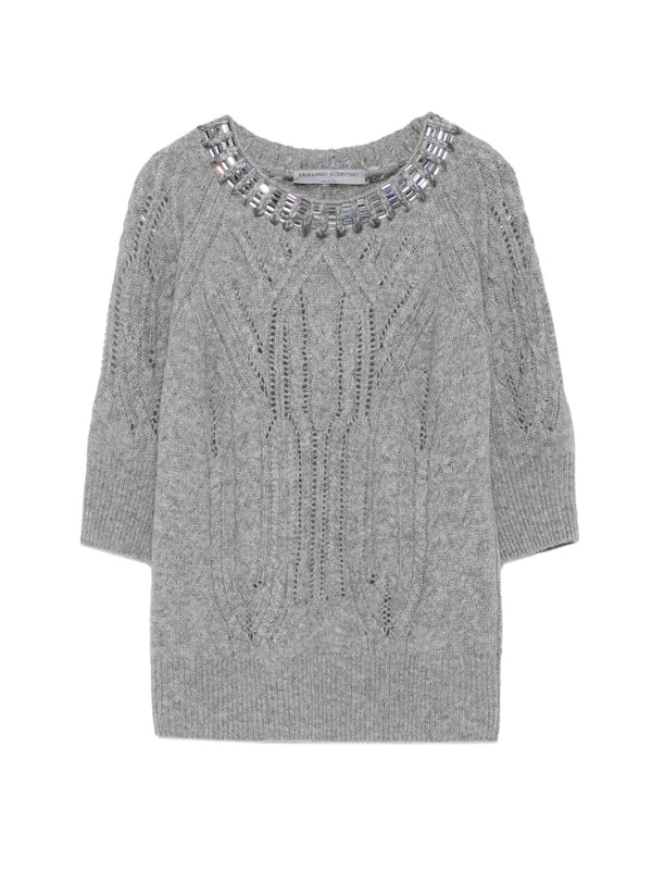 Ermanno Scervino كنزة — رمادي