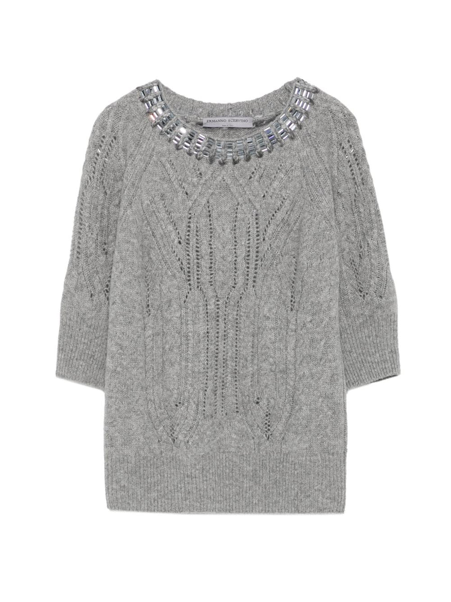 Ermanno Scervino كنزة — رمادي