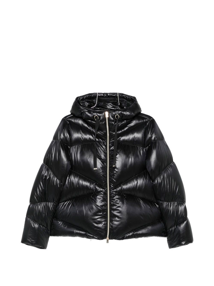 HERNO Quilted Down Down Jacket — Black