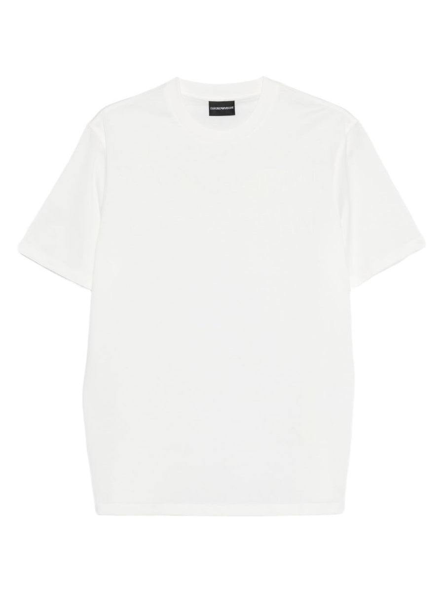 Emporio Armani Logo Cotton T-Shirt — White