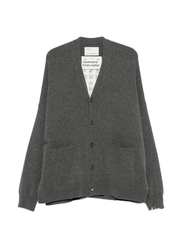 extreme cashmere كشمير كارديغان — فحمي