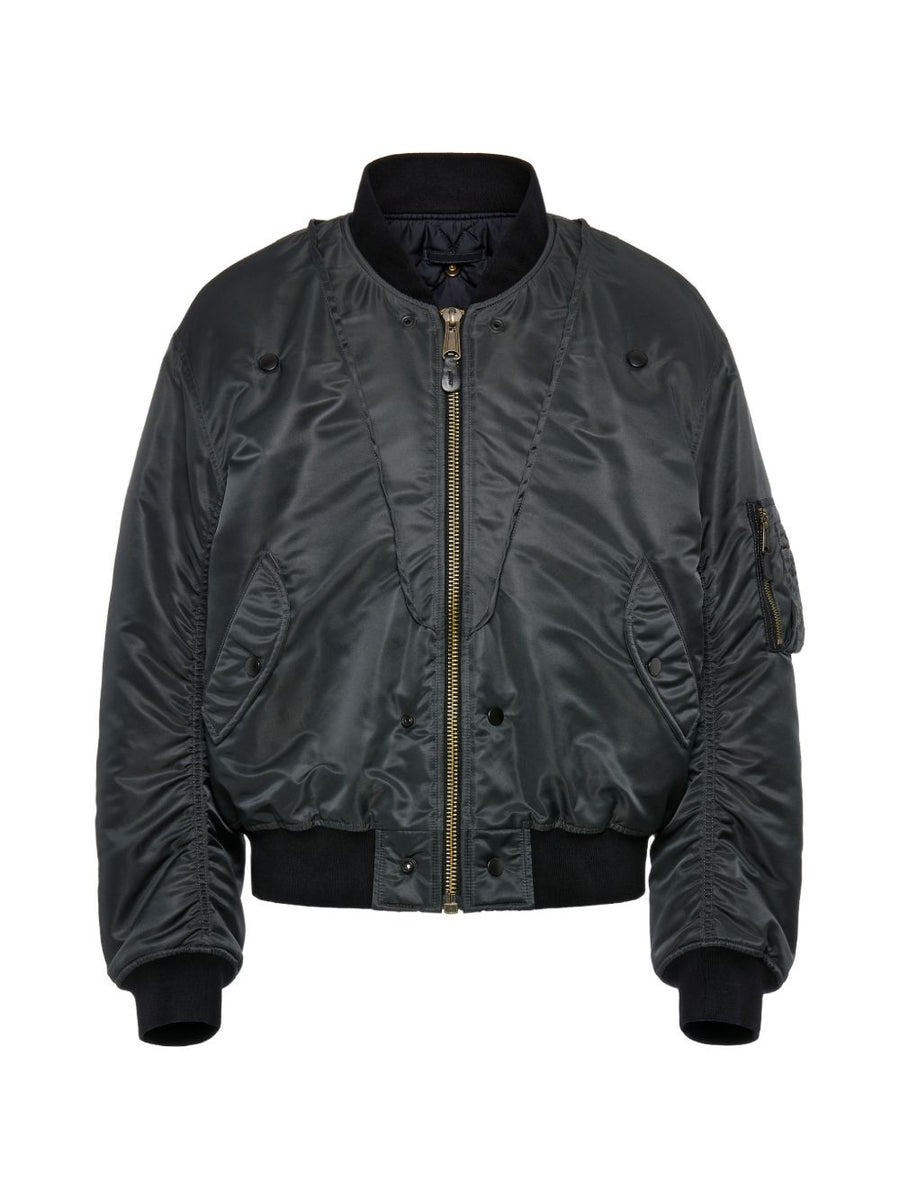 Maison Margiela Reversible Bomber Jacket — Dark Grey