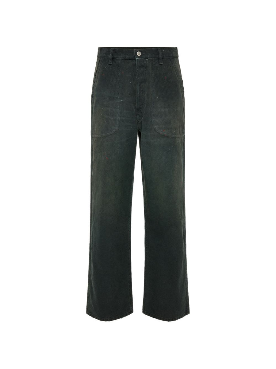 Maison Margiela Workwear-Style Denim Jeans — Grey