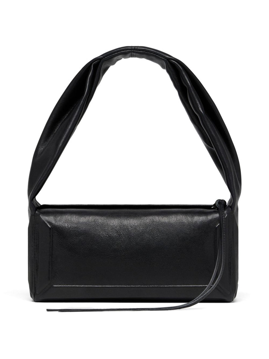 Maison Margiela Leather Box Shoulder Bag — Black