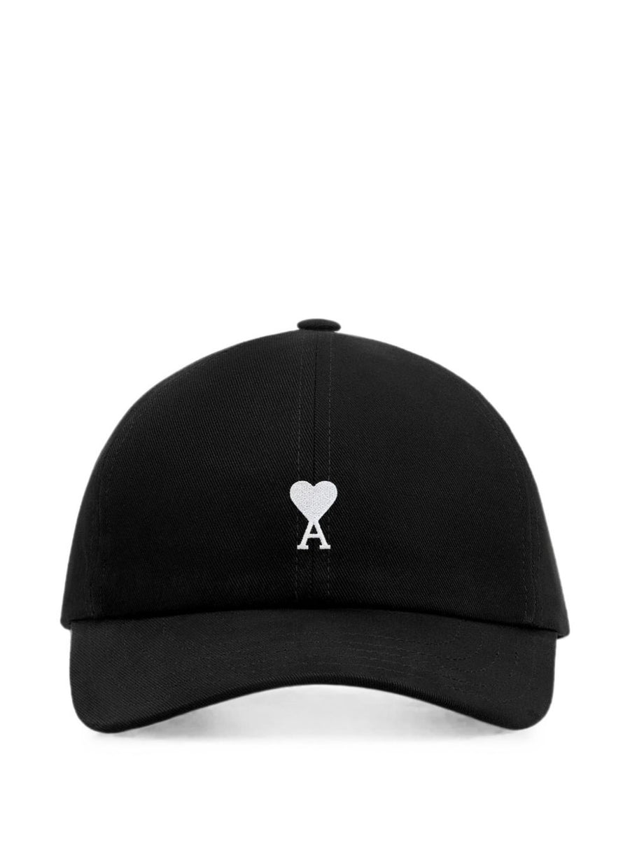 Ami Paris Baseball Cap — Black