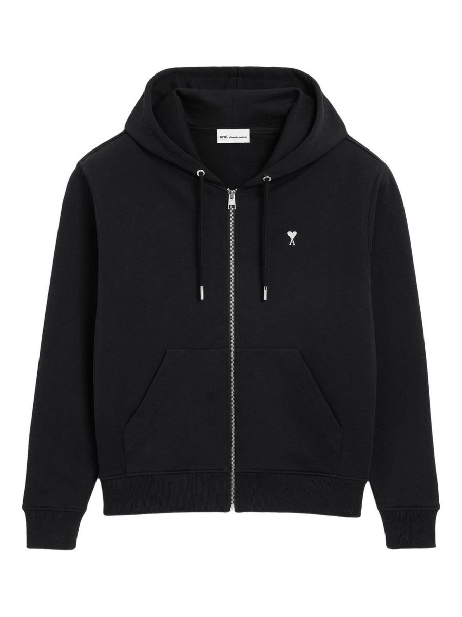 Ami Paris Hoodie — Black