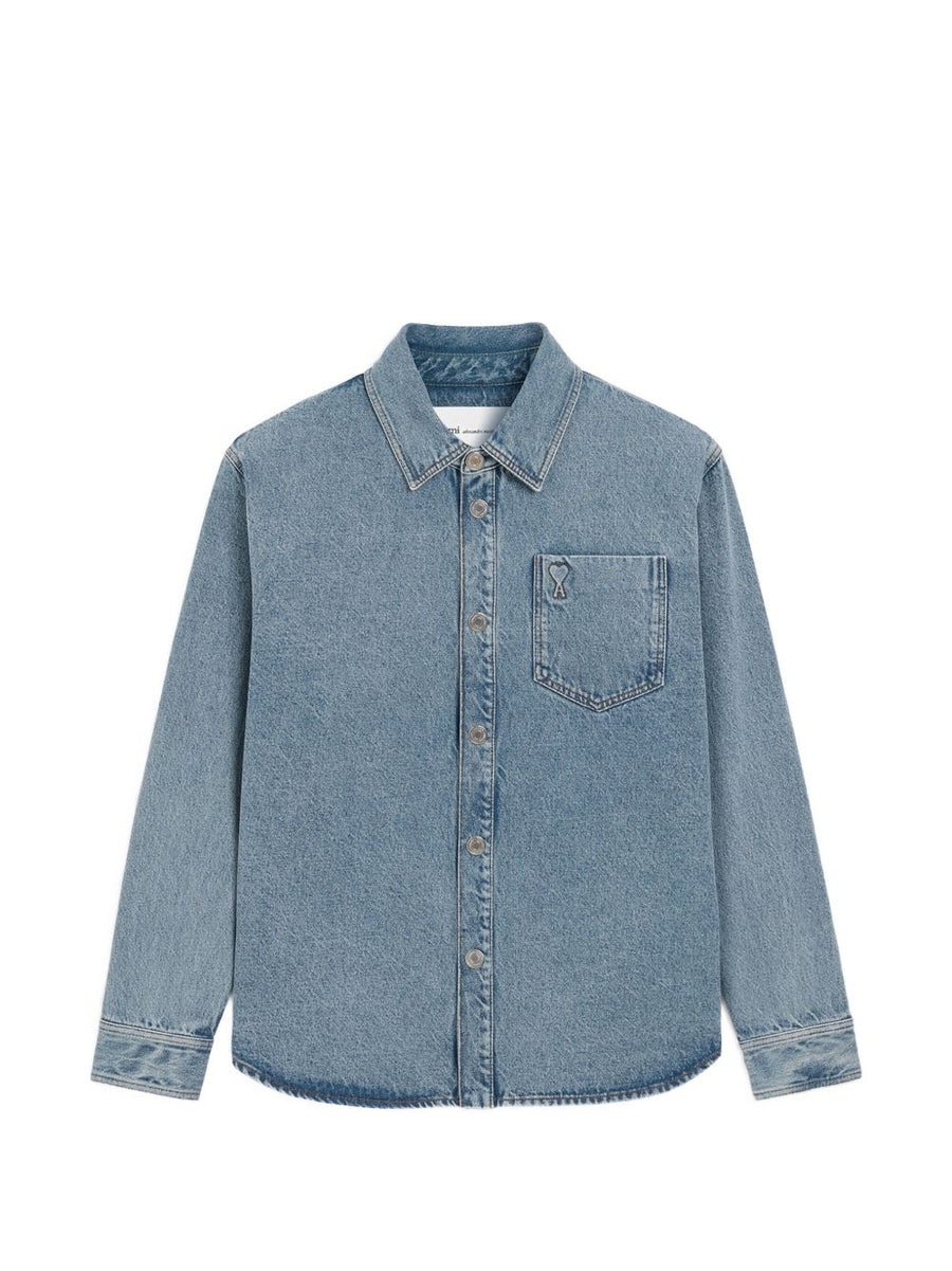 Ami Paris Shirt — light blue