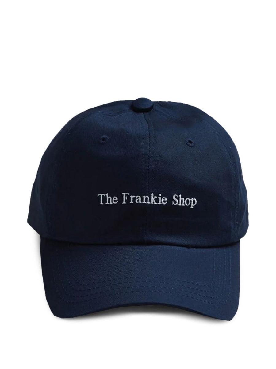 032C Embroidered Logo Baseball Cap — Navy
