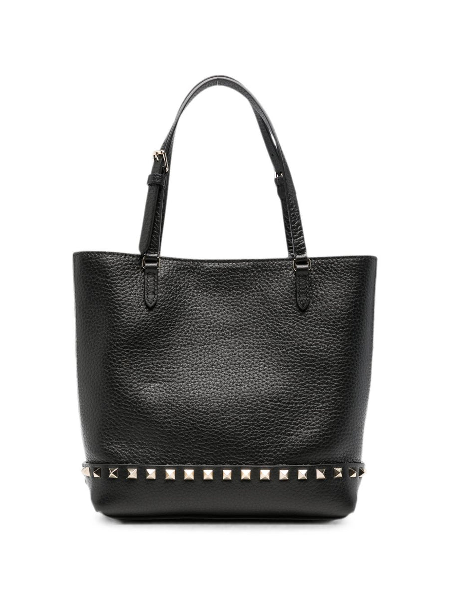 Valentino Garavani Rockstud Tote Bag — Black