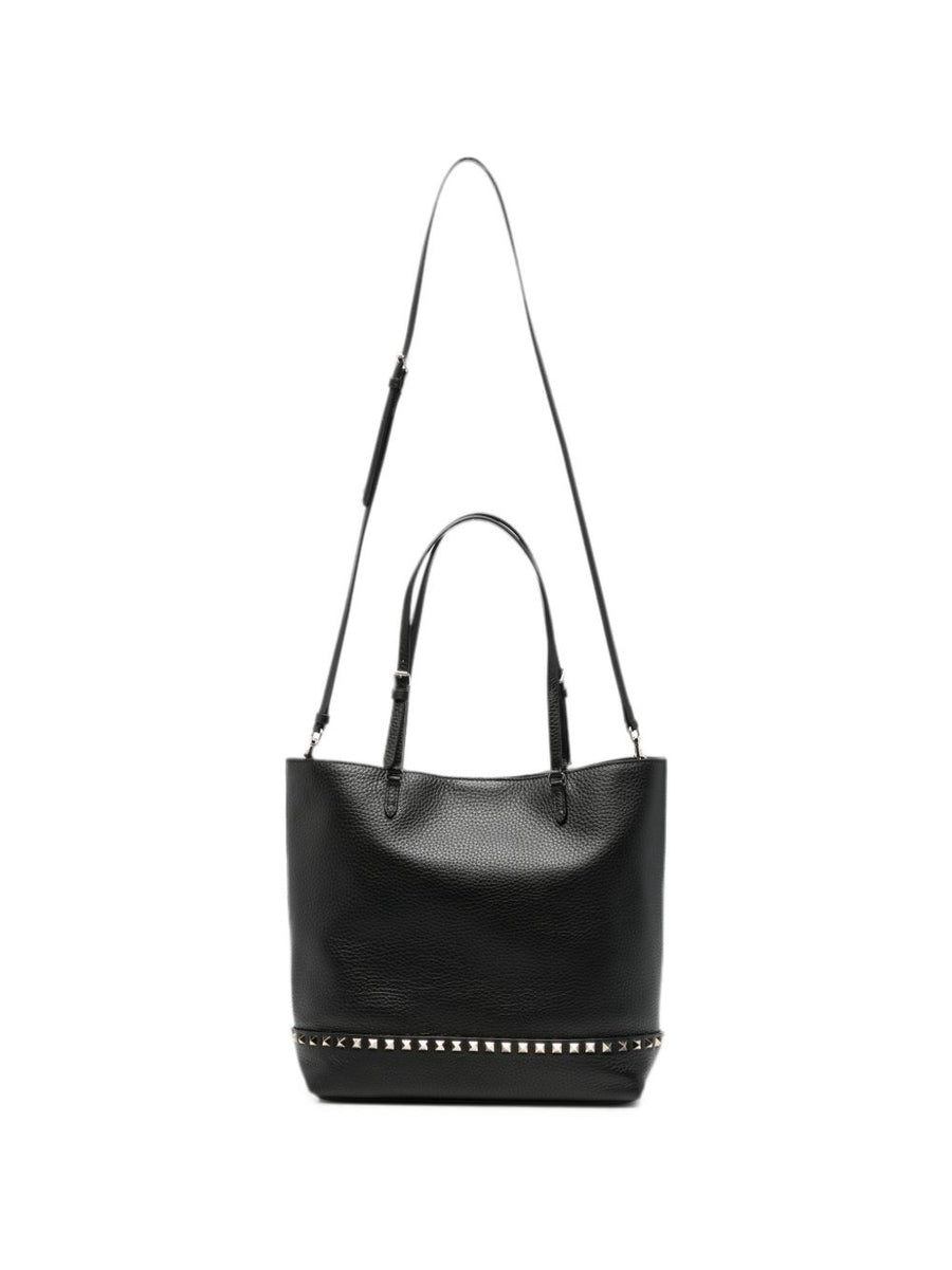 Valentino Garavani Rockstud Tote Bag — Black