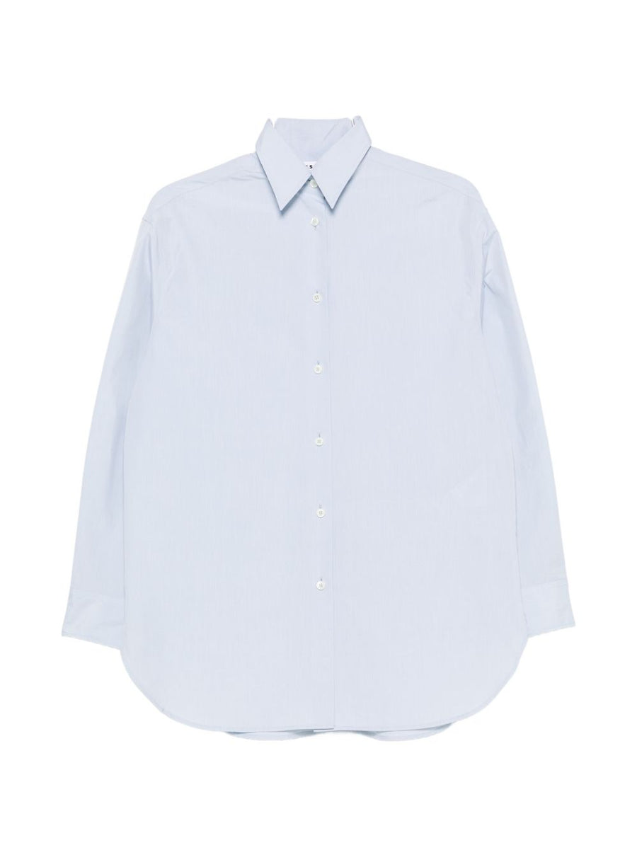 Jil Sander Classic Cotton Shirt — Light Blue