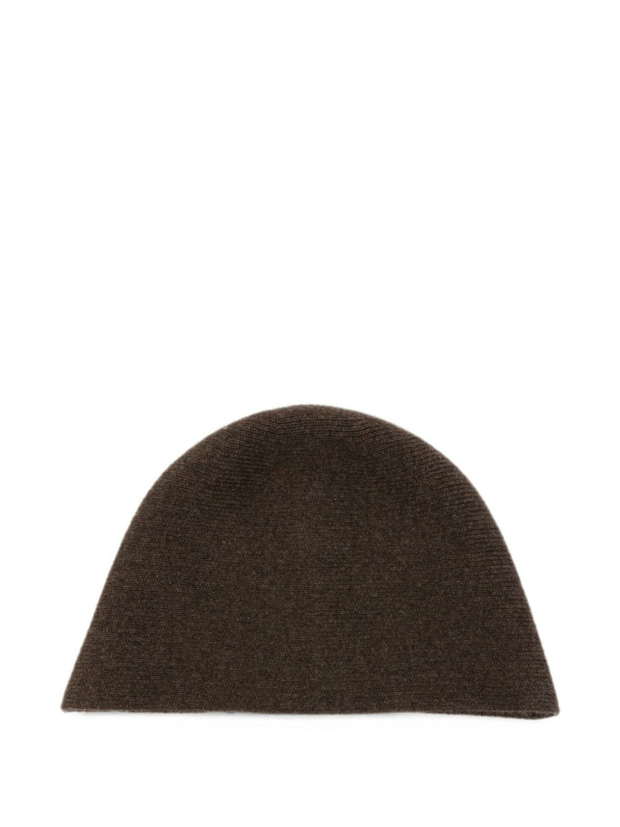 Uma Wang Cashmere Knit Beanie — Brown