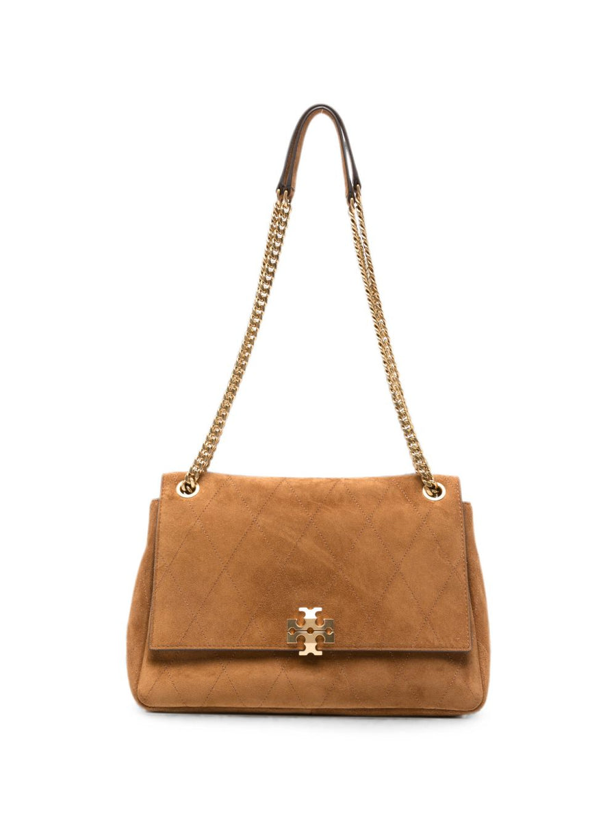 Tory Burch Charlie Shoulder Bag — Caramel