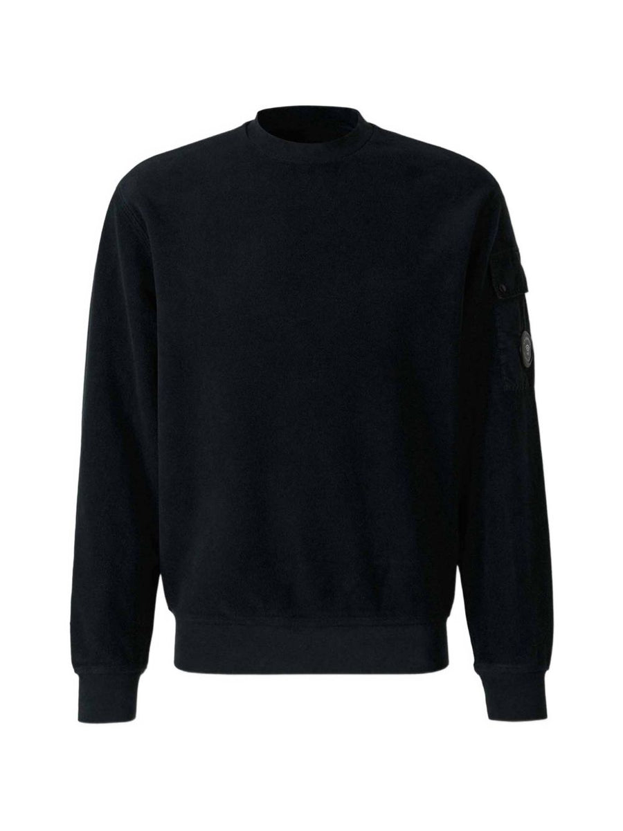 C.P. Company Fleece Sweatshirt — Black