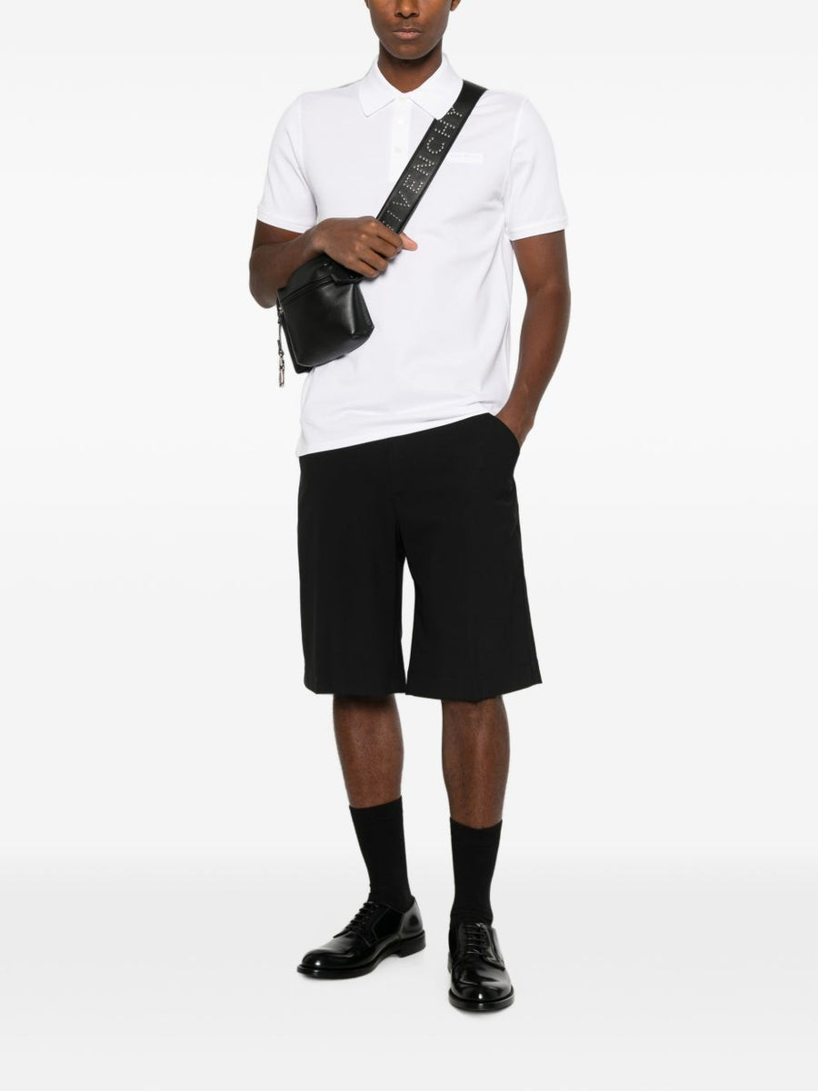 Givenchy Logo Cotton Polo Shirt — White