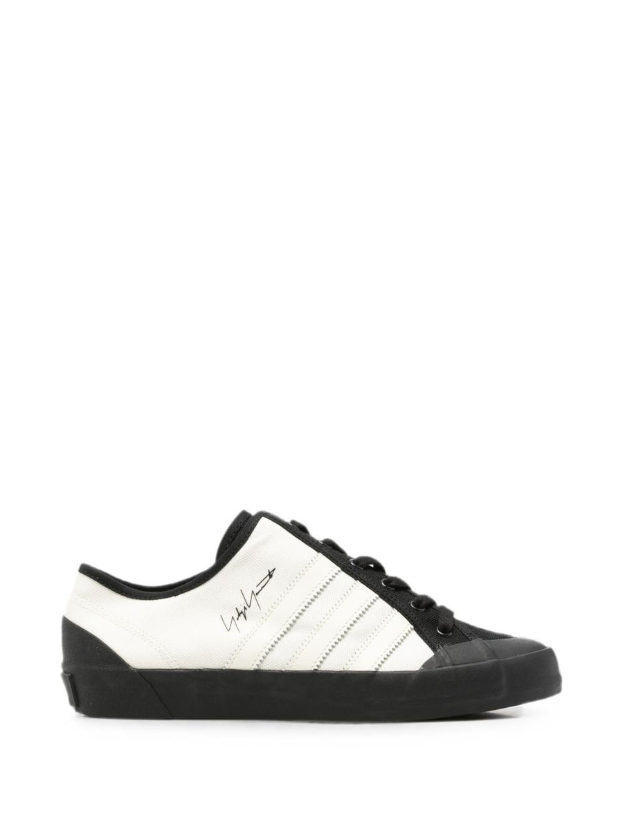 Y-3 Colour-Block Low-Profile Sneaker — White