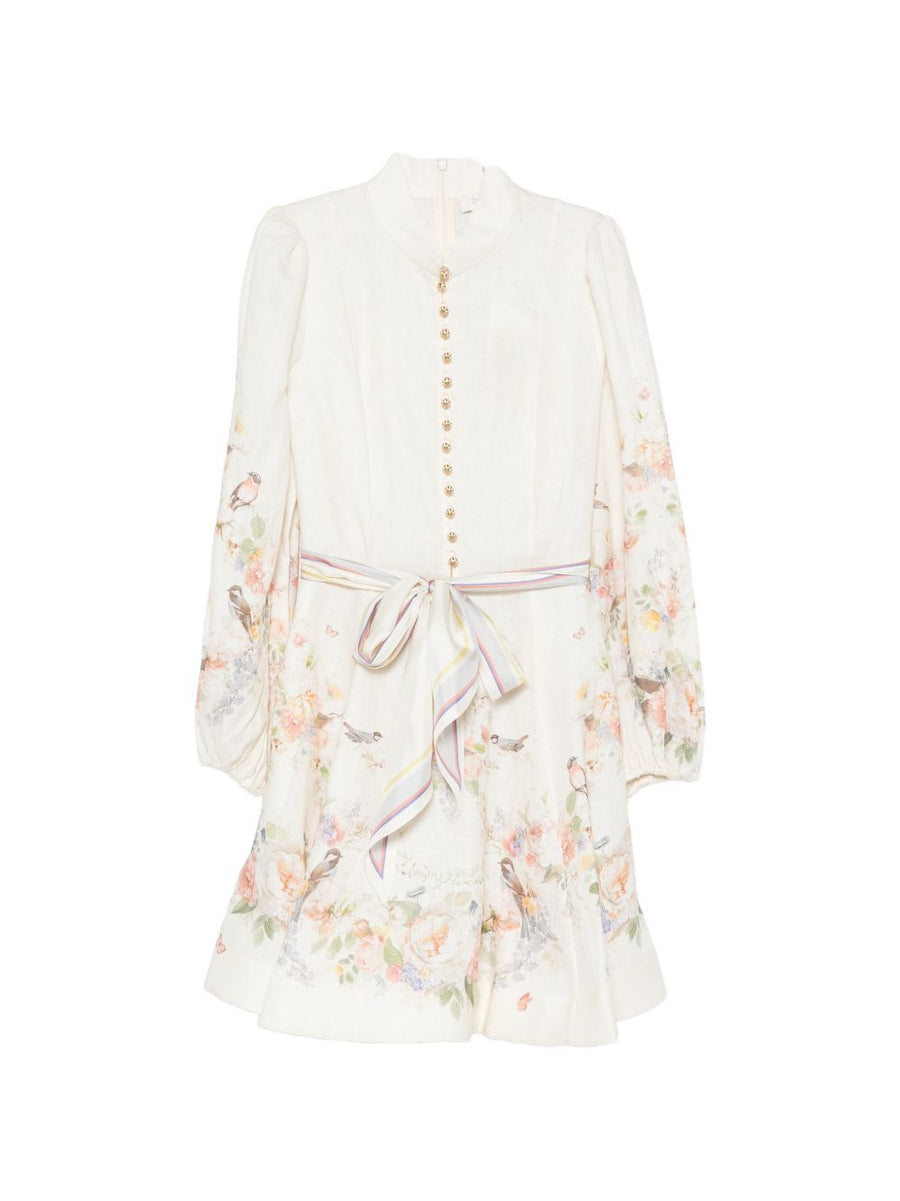 Zimmermann Valiant Dress — Cream