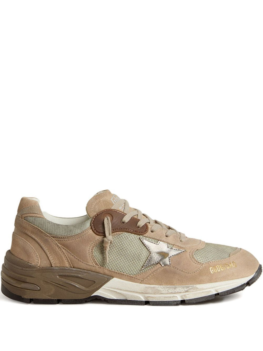 Golden Goose Running Dog Sneaker — Beige