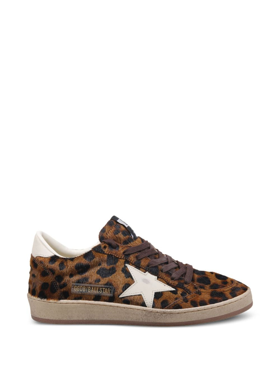 Golden Goose Ball Star Sneaker — Brown