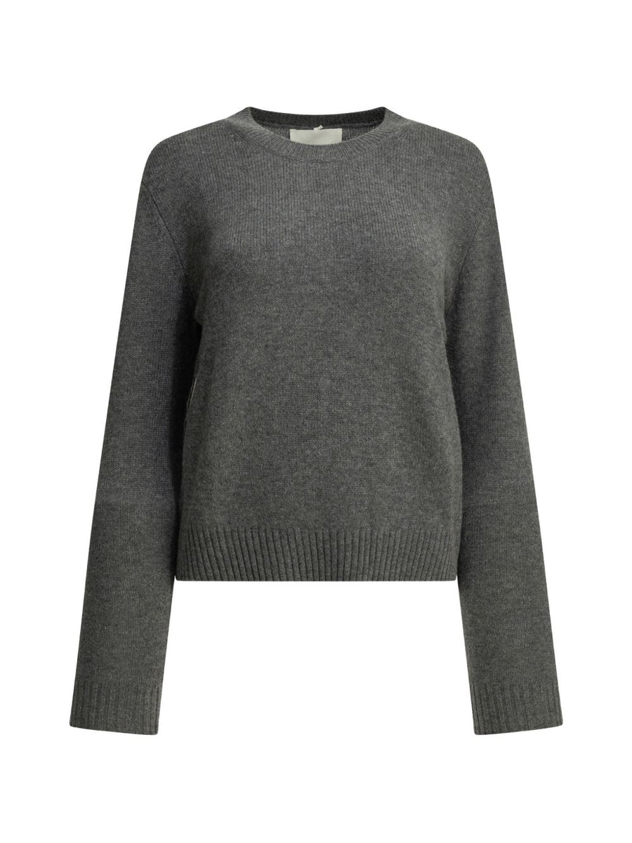 Lisa Yang Cashmere Crewneck Sweater — Gray