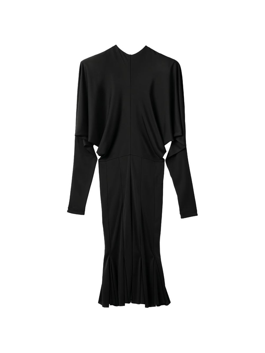 JACQUEMUS Cut-Out Midi Dress — Black