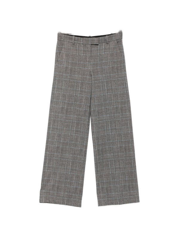 Circolo 1901 Prince of Wales Check Trousers — Grey