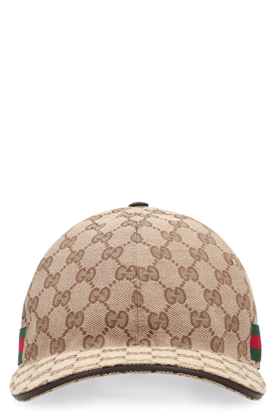 Baseball Cap Gg Fabric Beige Polyester Hat
