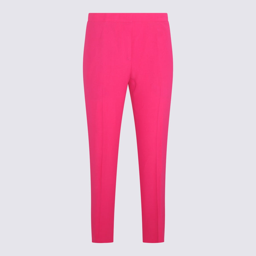Alexander McQueen 52% Viscose trousers in pink