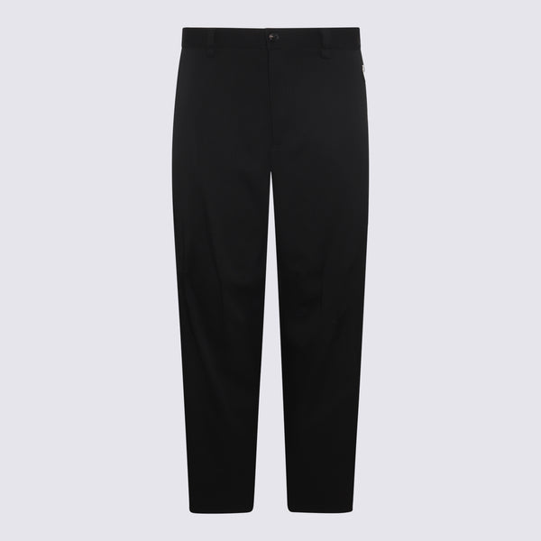 Lanvin 100% Wool trousers in black