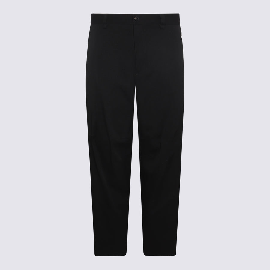 Lanvin 100% Wool trousers in black