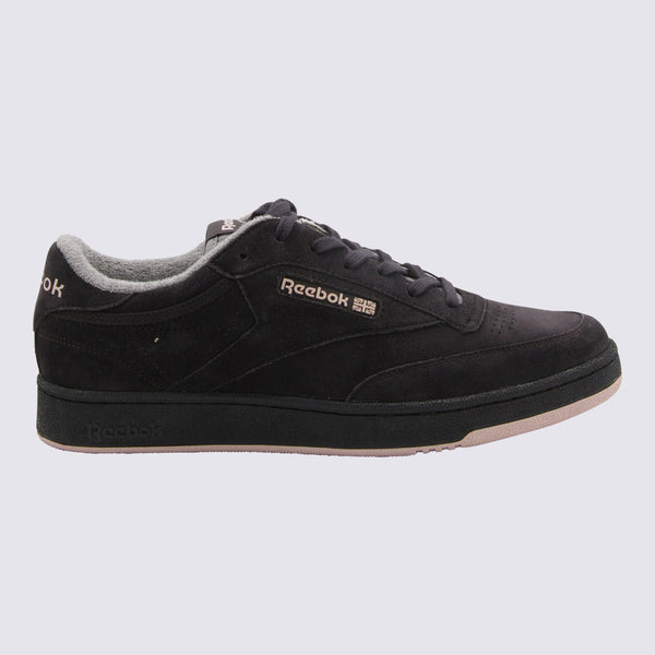 Reebok Suede/Textile upper sneaker in black