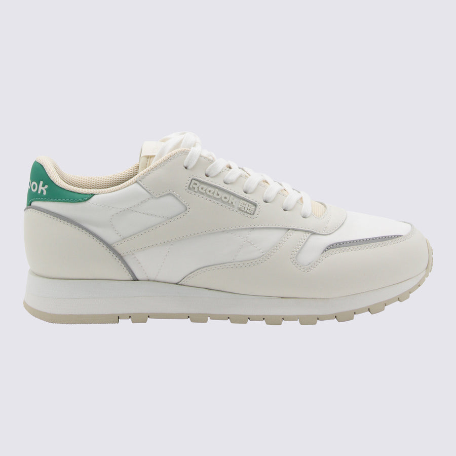 Reebok Leather upper sneaker in white