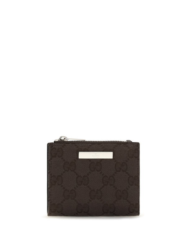 Gucci 52% Polyester; 24% Cotton; 24% Polyamide wallet in brown